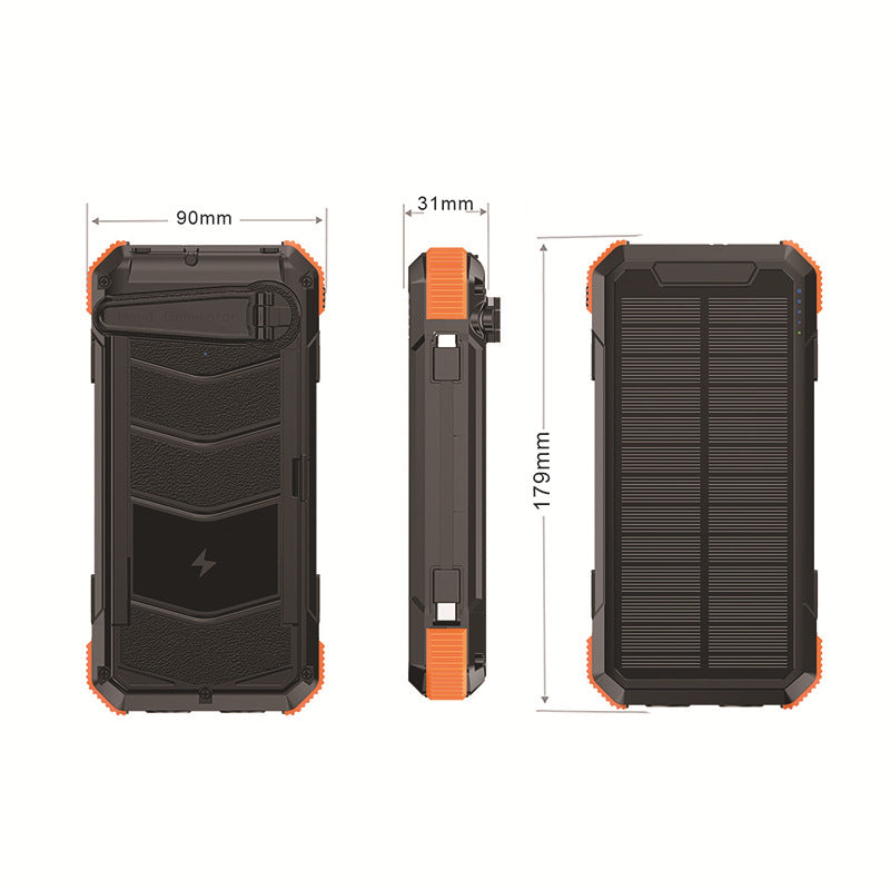 Unisex Powerbank Opvouwbaar Zonne-energie Draagbaar Voor Buitenactiviteiten 1
