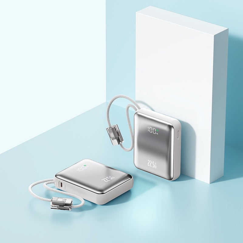 Unisex Powerbank Ultra-Slank Met Digitale Laadindicator 0