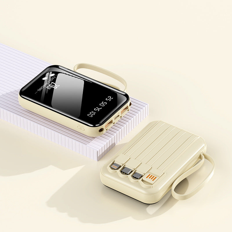 Unisex Powerbank met Digitaal Display en Meerdere Aansluitingen - Powerbank Kopen 0