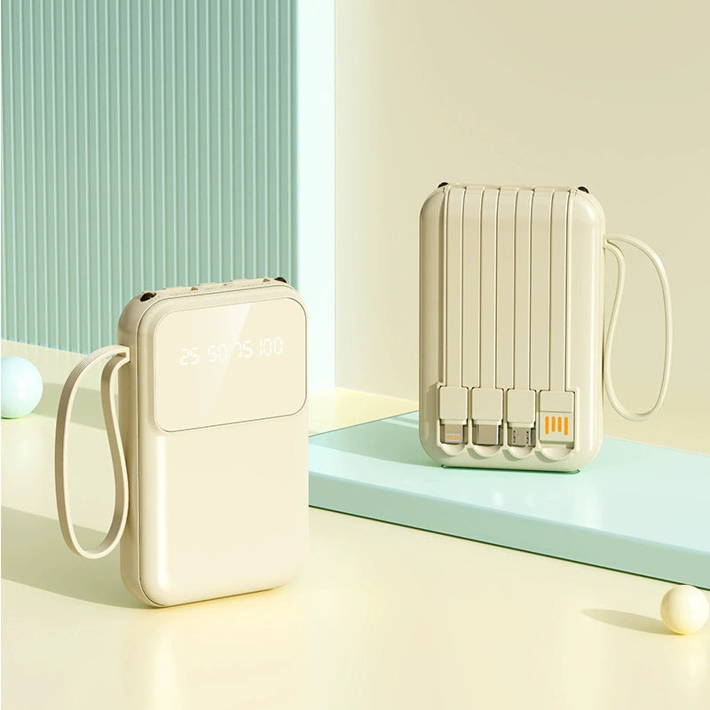 Unisex Powerbank met Digitaal Display en Meerdere Aansluitingen - Powerbank Kopen 4