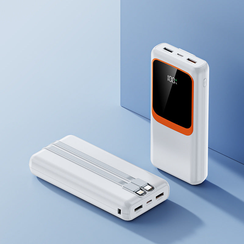 Unisex Powerbank met Digitaal Display en Snellaadfunctie - Powerbank Kopen voor iPhone 6