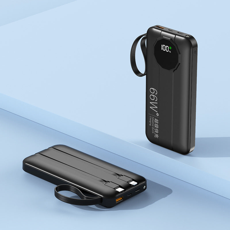 Unisex Powerbank met Digitaal Oplaaddisplay Compact Design 2