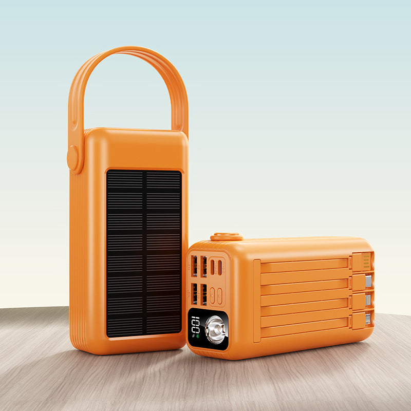 Unisex Powerbank met Zonne-energie en Meerdere USB-poorten 2