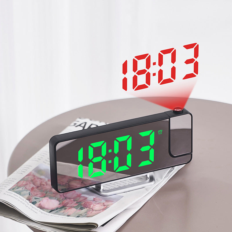Unisex Projectiewekker met LED-display en multifunctionele functies 4