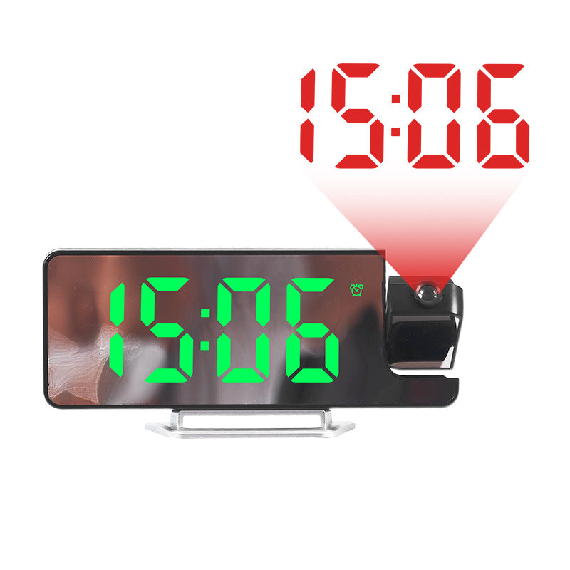 Unisex Projectiewekker met LED-display en multifunctionele functies 7