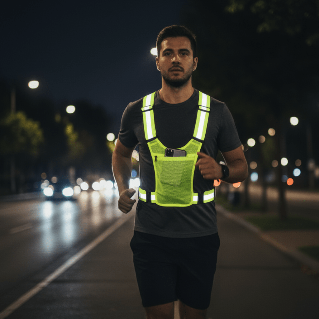 Unisex Reflecterend Veiligheidsvest voor Hardlopen en Fietsen 0