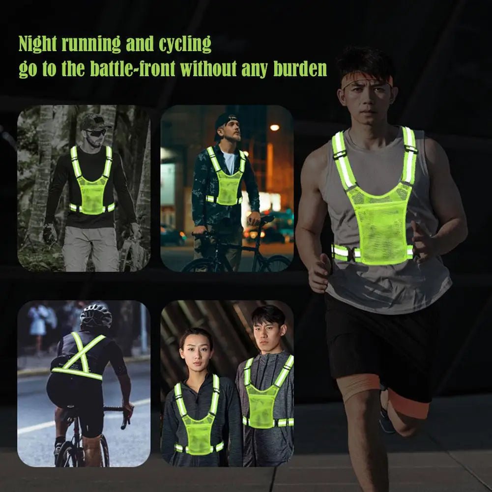 Unisex Reflecterend Veiligheidsvest voor Hardlopen en Fietsen 2