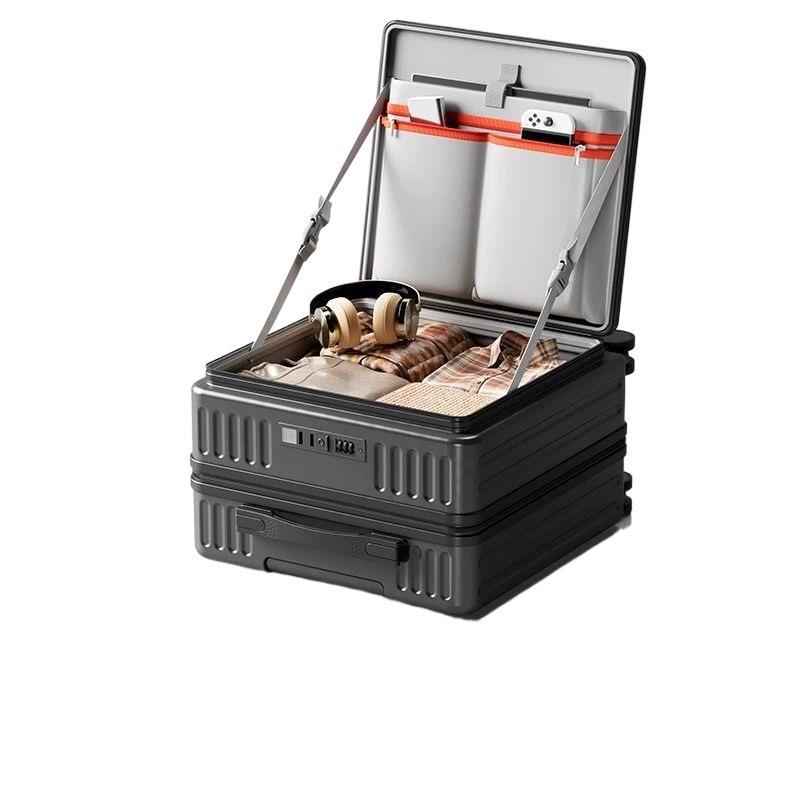 Unisex Reiskoffer Multifunctioneel Met USB-Oplaadfunctie 1