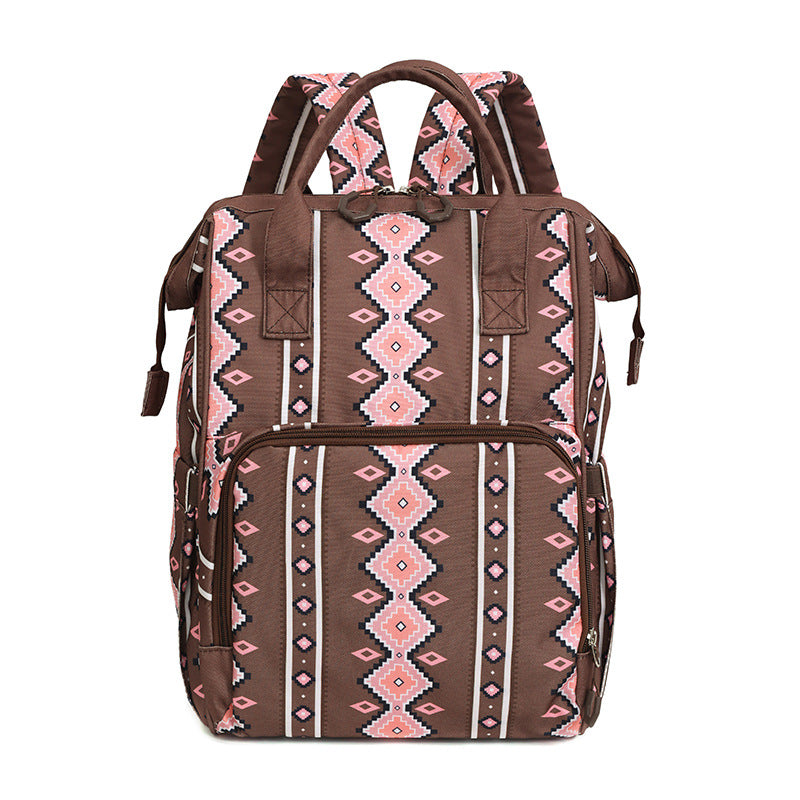 Unisex Reisrugzak met Geometrisch Patroon Functioneel Design 0