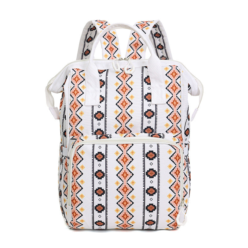 Unisex Reisrugzak met Geometrisch Patroon Functioneel Design 1