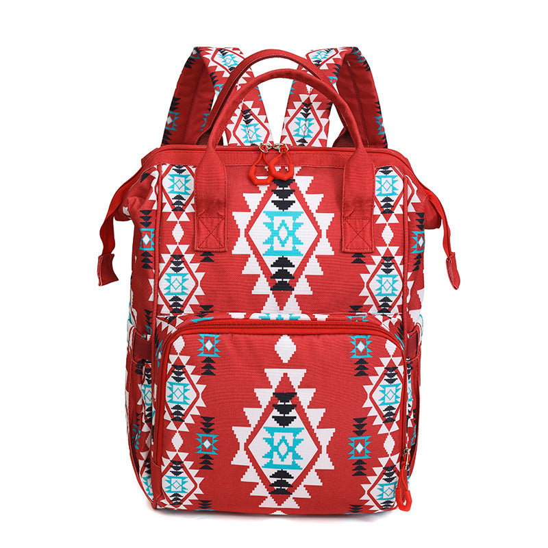 Unisex Reisrugzak met Geometrisch Patroon Functioneel Design 2