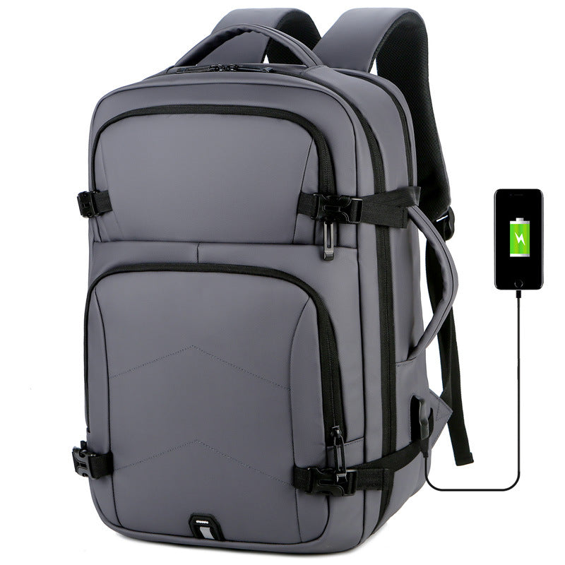 Unisex Reisrugzak met Slimme Oplaadfunctie en Ergonomisch Design 0