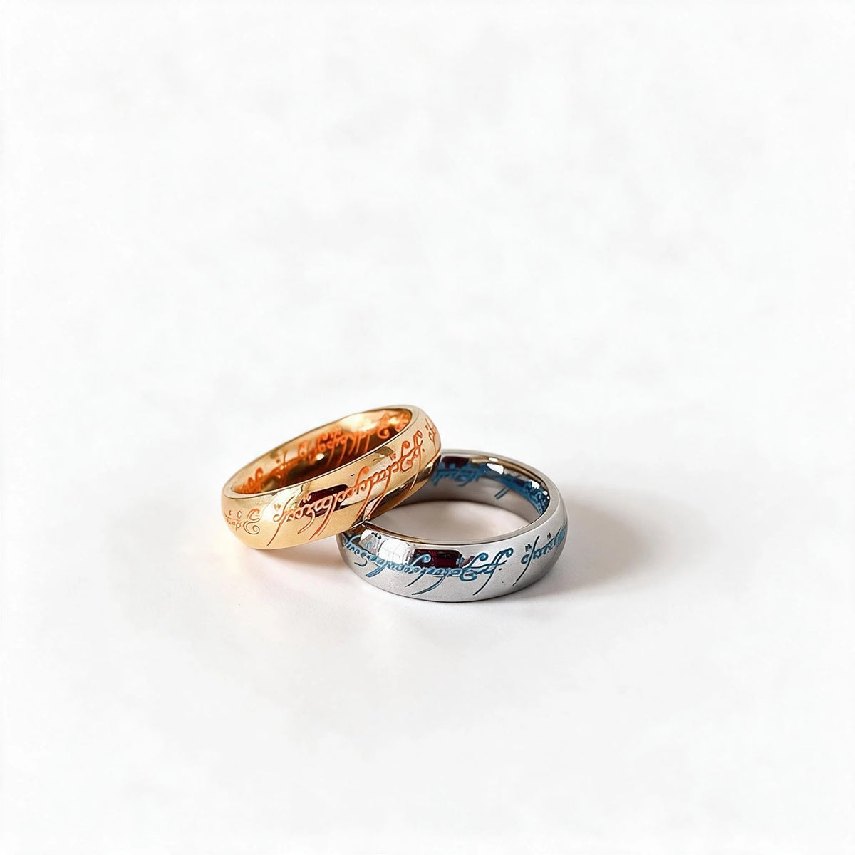 Unisex Ring Met Lichtgevend Elfenschrift 2