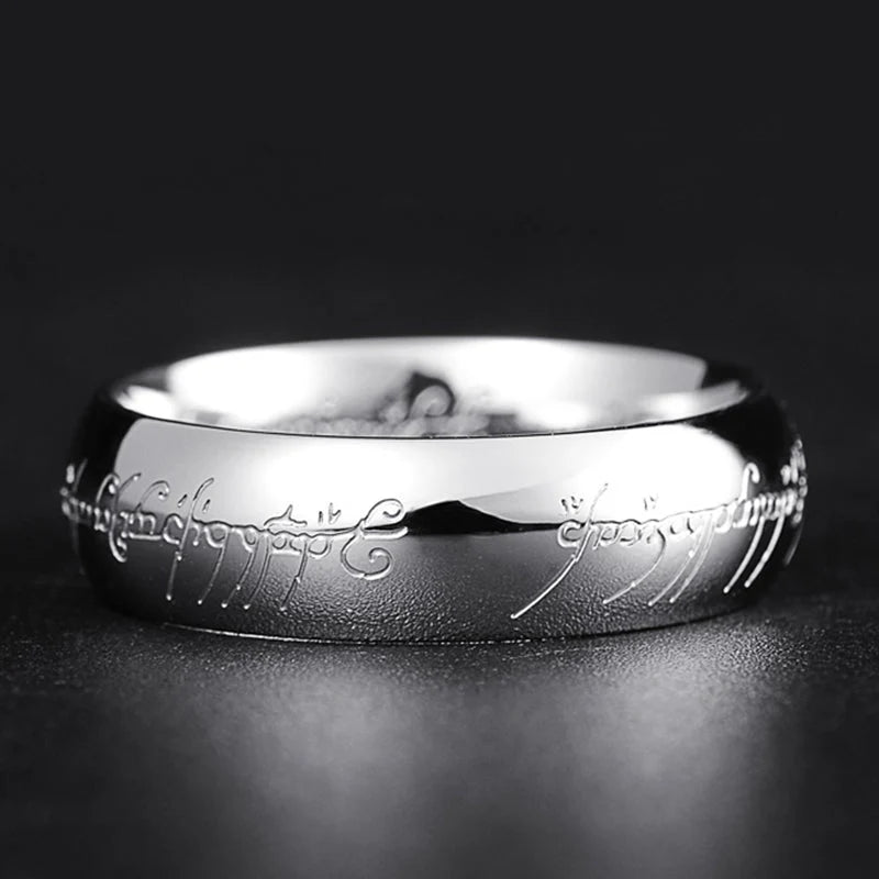 Unisex Ring Met Lichtgevend Elfenschrift 5