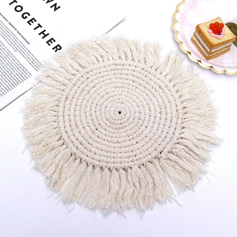 Unisex Ronde Macramé Wanddecoratie Bohemian Stijl 5