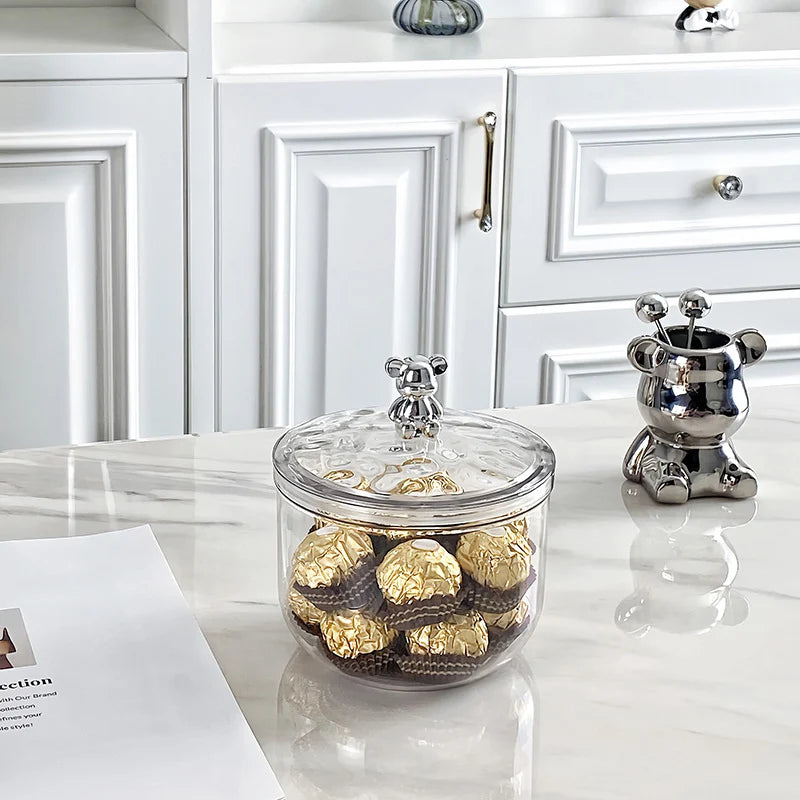 Unisex Ronde Opbergdoos Met Decoratief Deksel 0