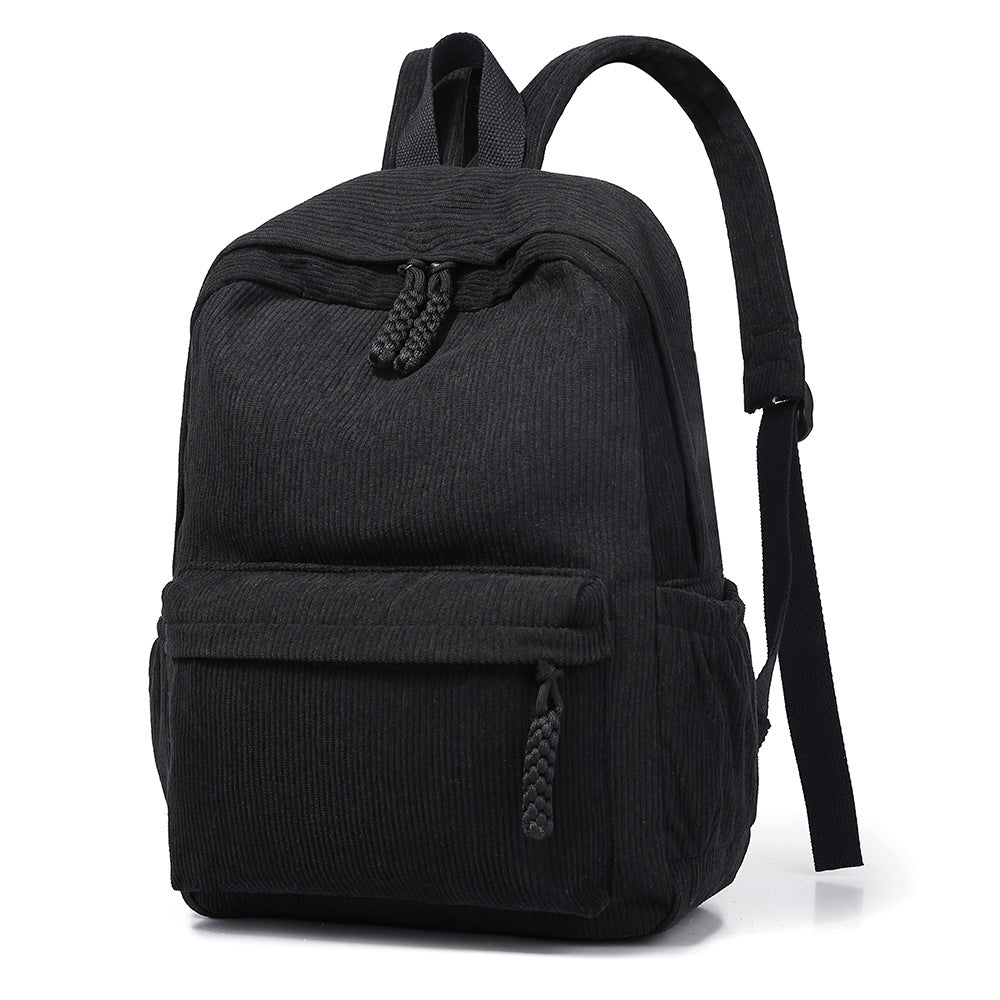 Unisex Rugzak Casual Met Gestructureerd Design Voor School En Laptopgebruik 0