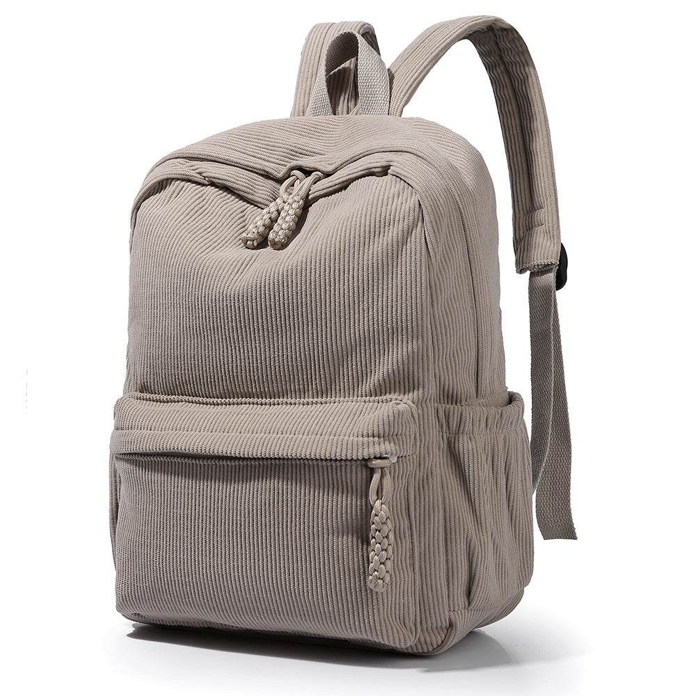 Unisex Rugzak Casual Met Gestructureerd Design Voor School En Laptopgebruik 1