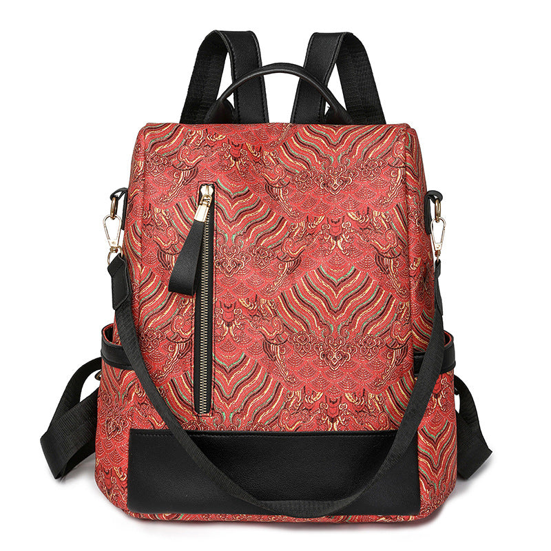 Unisex Rugzak Getextureerd Modern Design Voor School En Laptop Gebruik 1