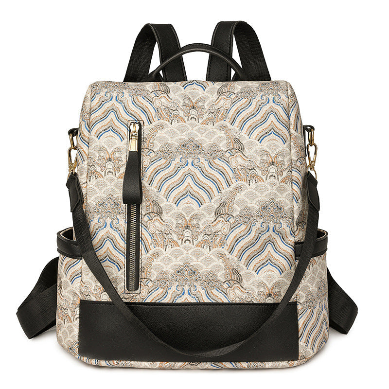 Unisex Rugzak Getextureerd Modern Design Voor School En Laptop Gebruik 3