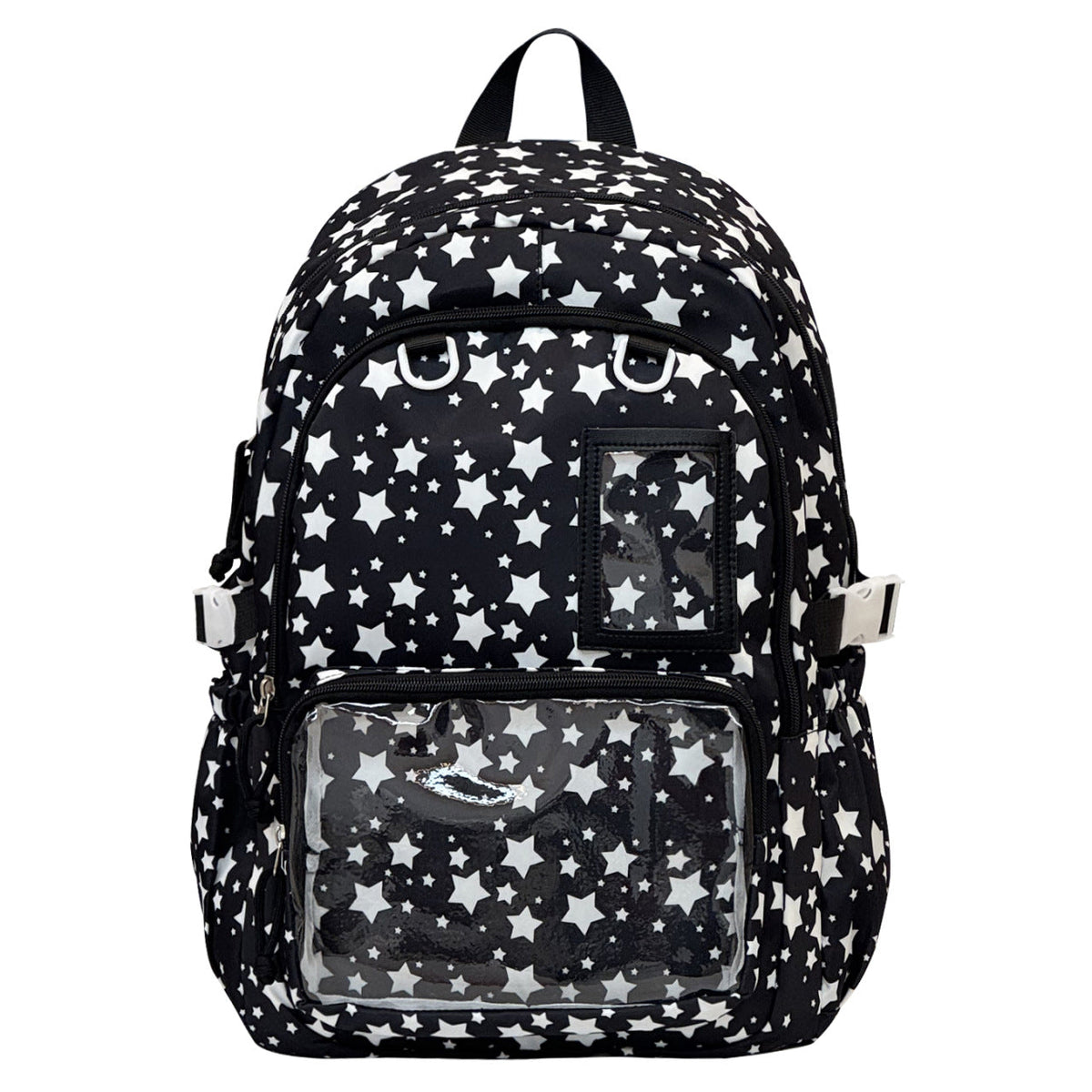 Unisex Rugzak Transparant Met Sterrenpatroon Voor School en Vrije Tijd 1