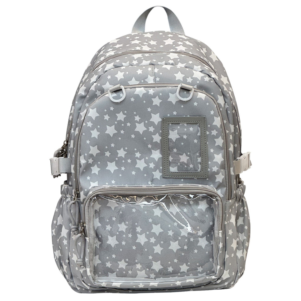 Unisex Rugzak Transparant Met Sterrenpatroon Voor School en Vrije Tijd 2