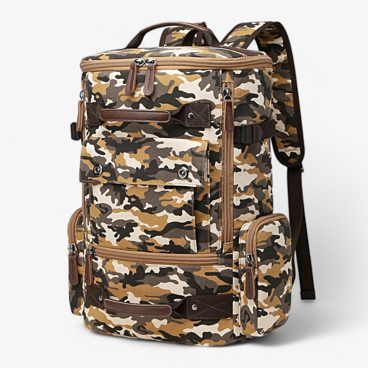 Unisex Rugzak met Laptopvak en Vintage Look 7