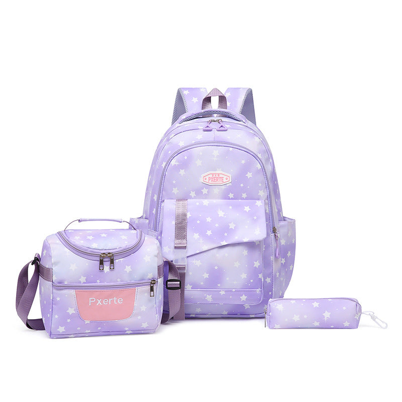 Unisex Rugzakset met Sterrenpatroon Functioneel Ontwerp 1