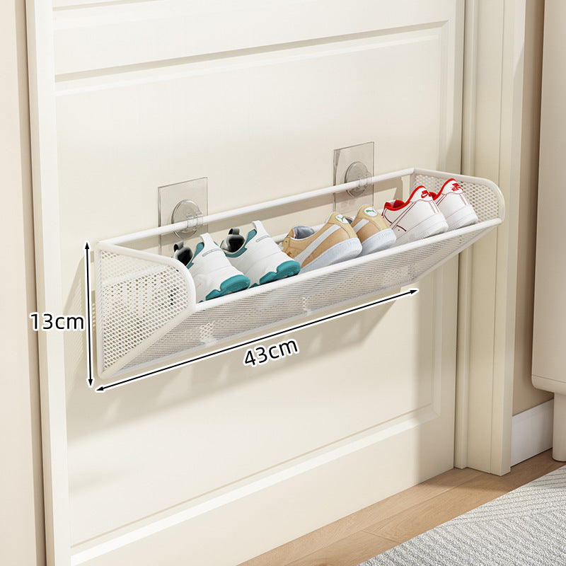 Unisex Schoenenrek Organizer Slank Mesh Ontwerp Voor Boven De Deur 0