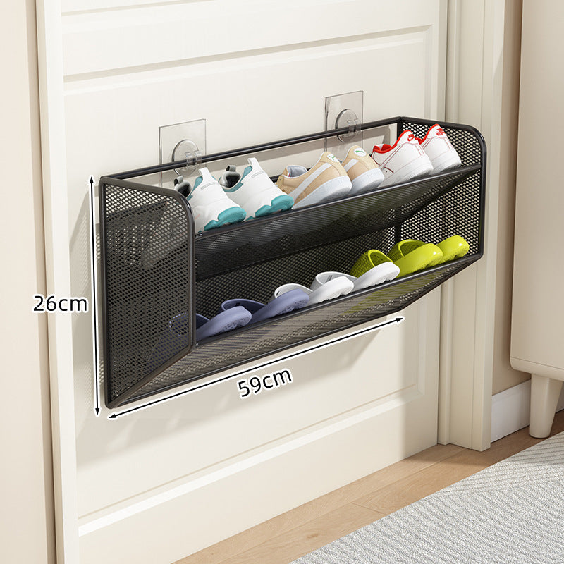 Unisex Schoenenrek Organizer Slank Mesh Ontwerp Voor Boven De Deur 17