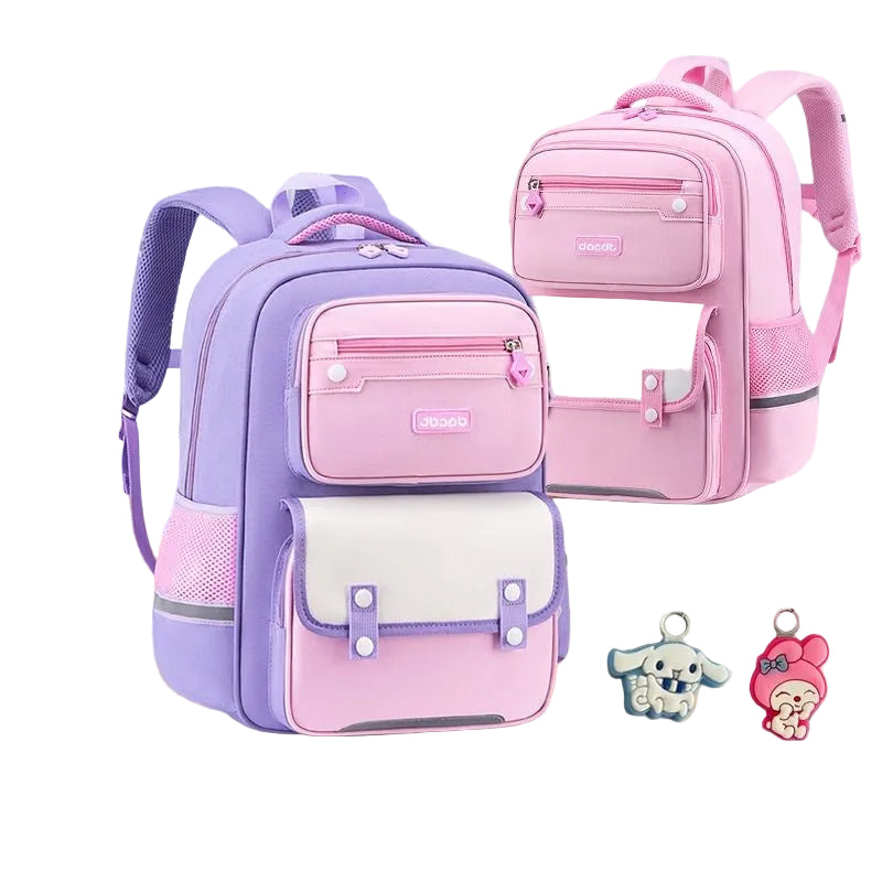 Unisex Schoolrugzak Met Meerdere Compartimenten Functioneel Design 4
