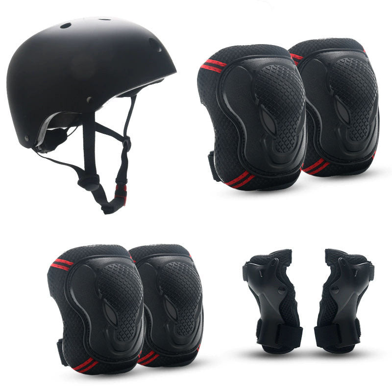 Unisex Skatebeschermingsset Compleet Met Helm, Knie-, Elleboog- En Polsbeschermers 2