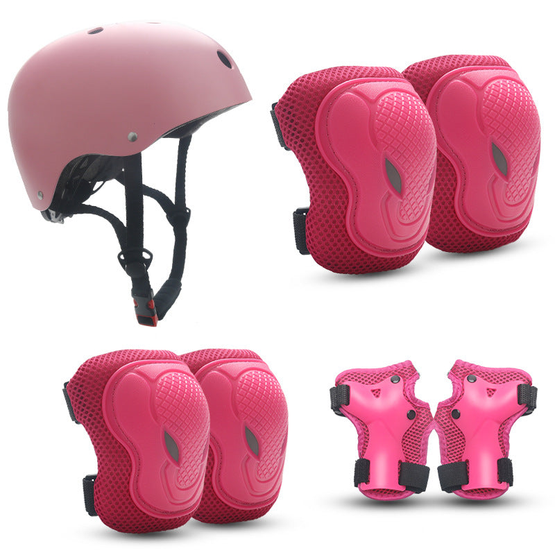 Unisex Skatebeschermingsset Compleet Met Helm, Knie-, Elleboog- En Polsbeschermers 3