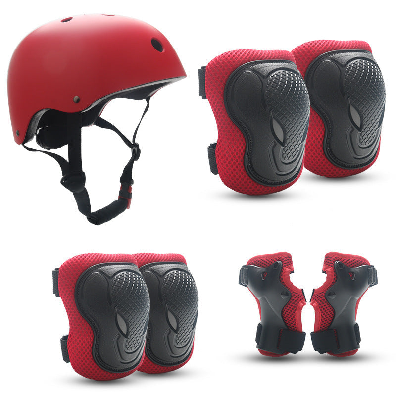 Unisex Skatebeschermingsset Compleet Met Helm, Knie-, Elleboog- En Polsbeschermers 4