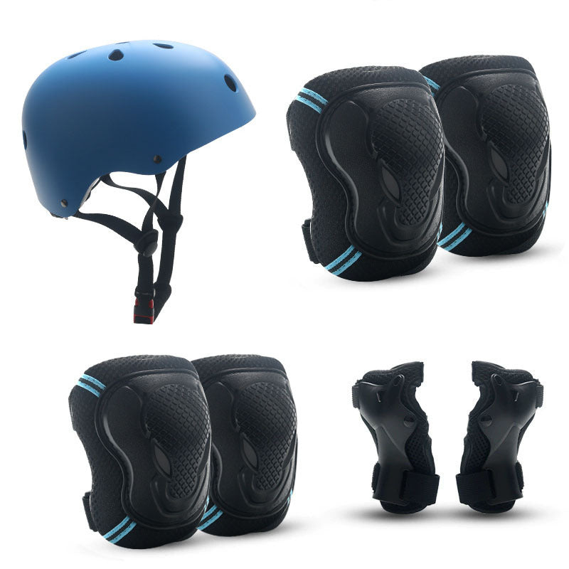 Unisex Skatebeschermingsset Compleet Met Helm, Knie-, Elleboog- En Polsbeschermers 5