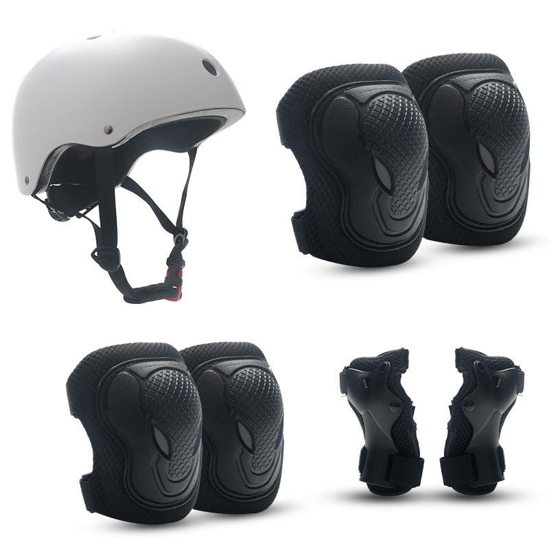 Unisex Skatebeschermingsset Compleet Met Helm, Knie-, Elleboog- En Polsbeschermers 9
