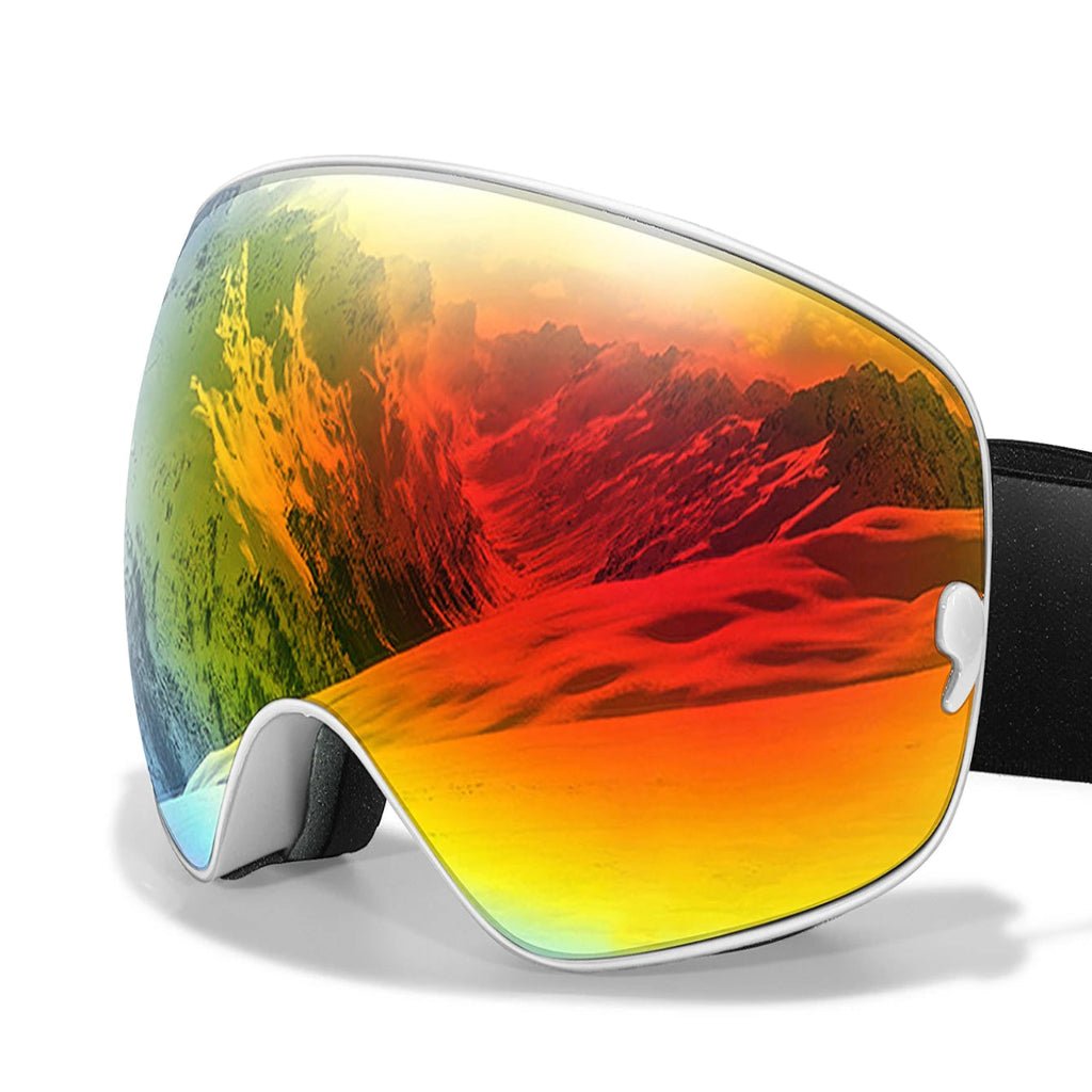 Unisex Skibril Anticondens met UV400 Bescherming en Nachtzichtlens 10