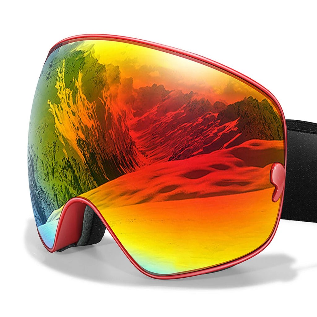 Unisex Skibril Anticondens met UV400 Bescherming en Nachtzichtlens 11