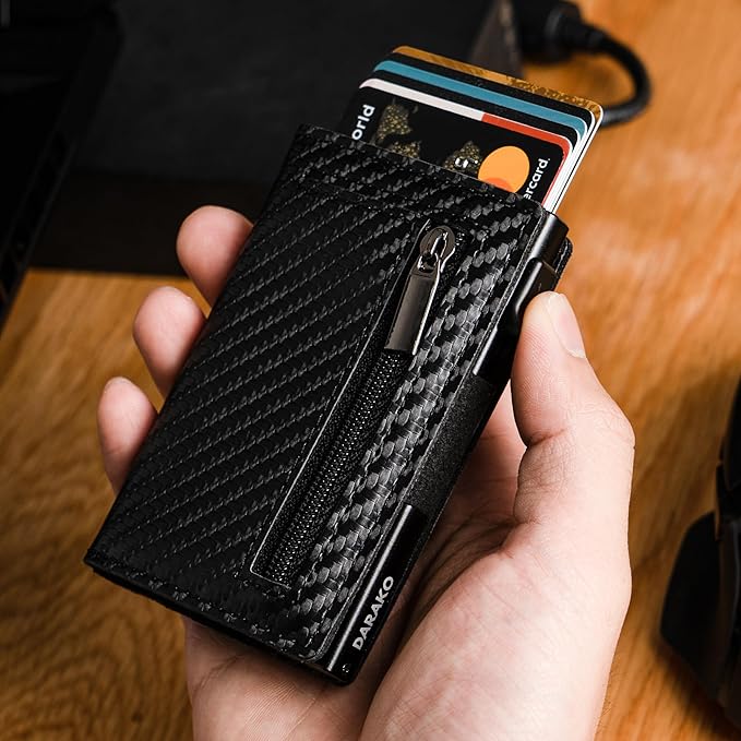 Unisex Slanke Portemonnee met RFID-bescherming 6