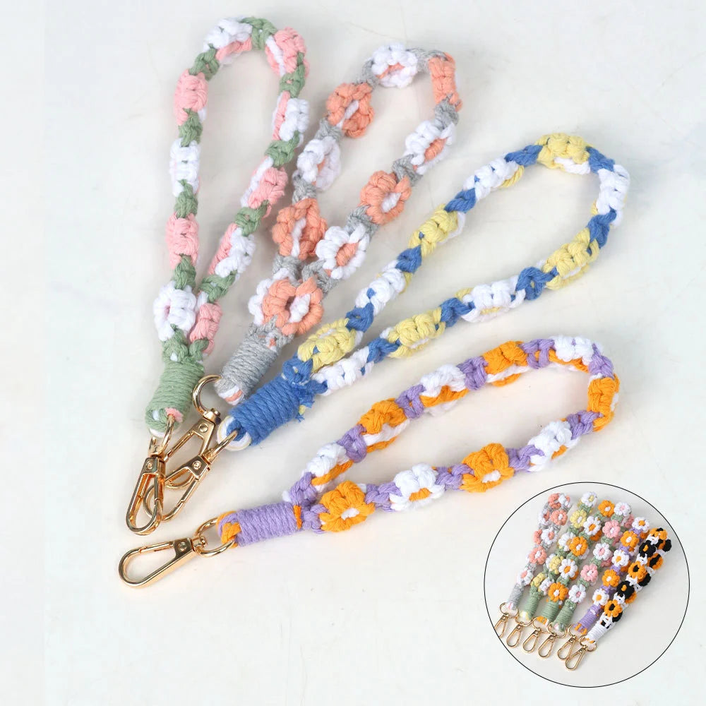 Unisex Sleutelhanger Bloemenmotief Functioneel Accessoire 1