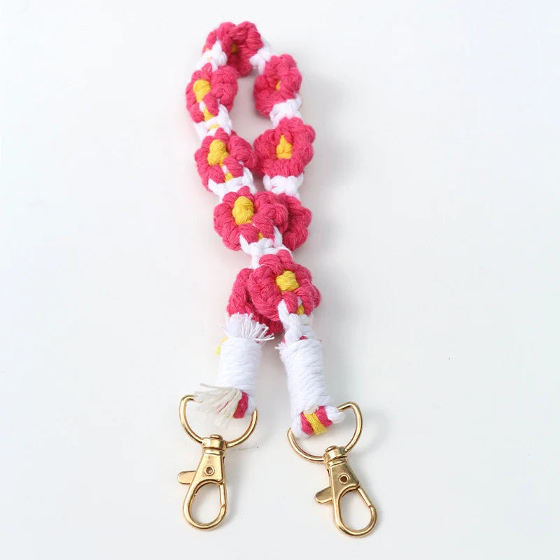 Unisex Sleutelhanger Bloemenmotief Functioneel Accessoire 23