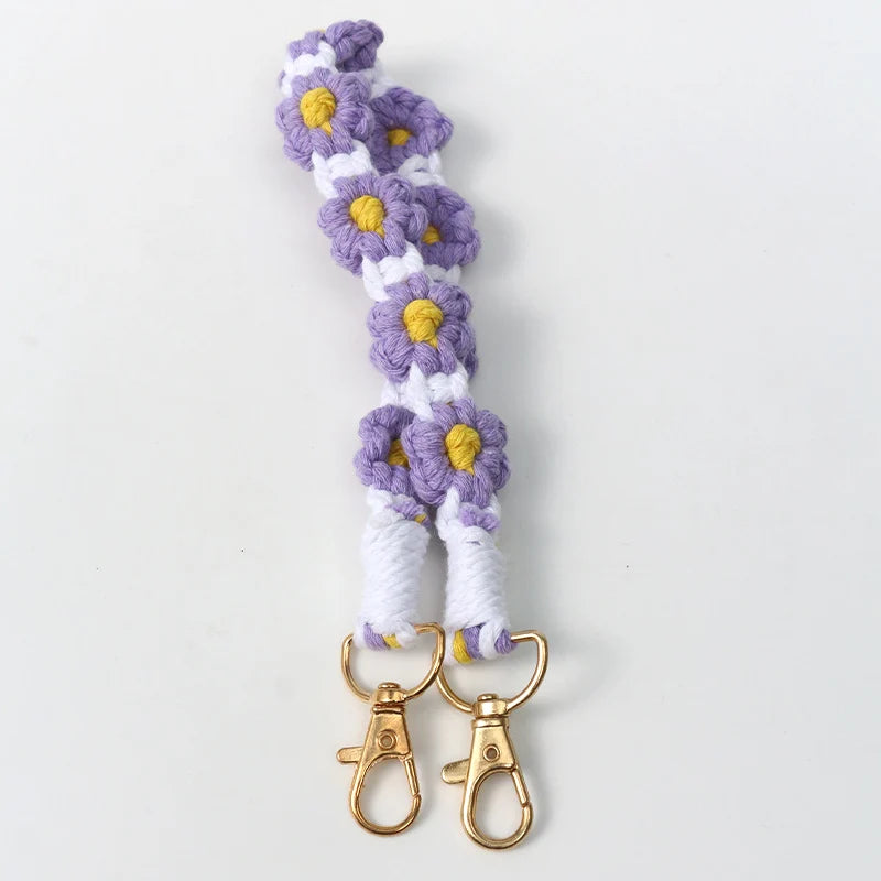 Unisex Sleutelhanger Bloemenmotief Functioneel Accessoire 9