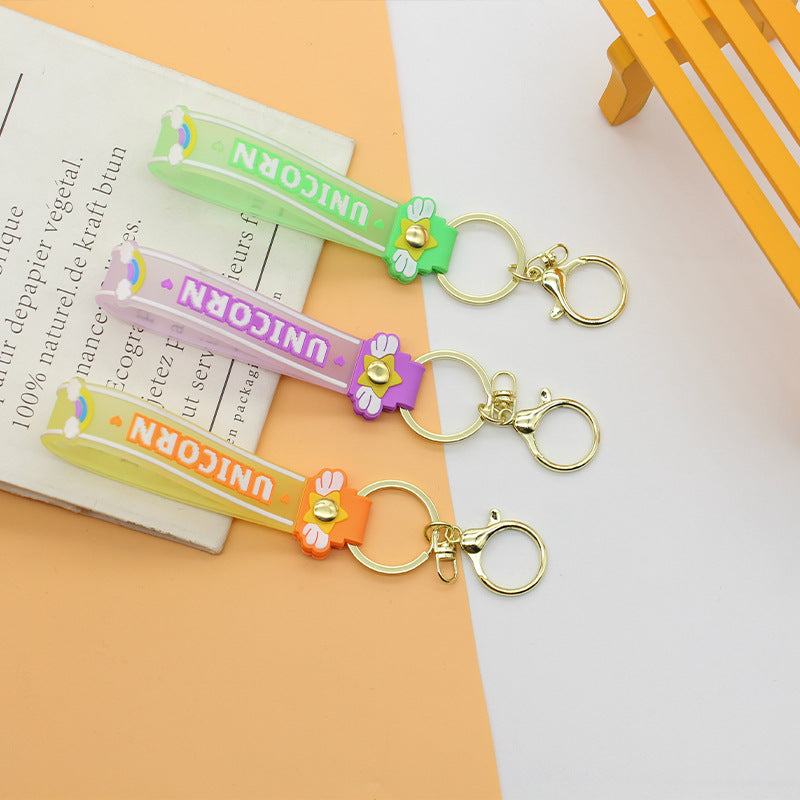 Unisex Sleutelhanger Eenhoorn Design Speels Accessoire 2