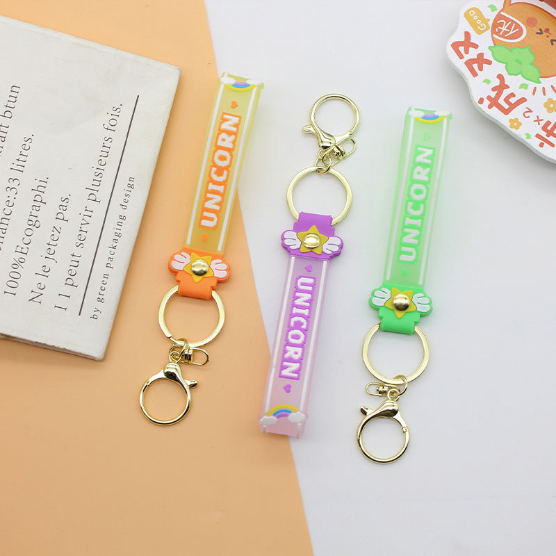 Unisex Sleutelhanger Eenhoorn Design Speels Accessoire 3