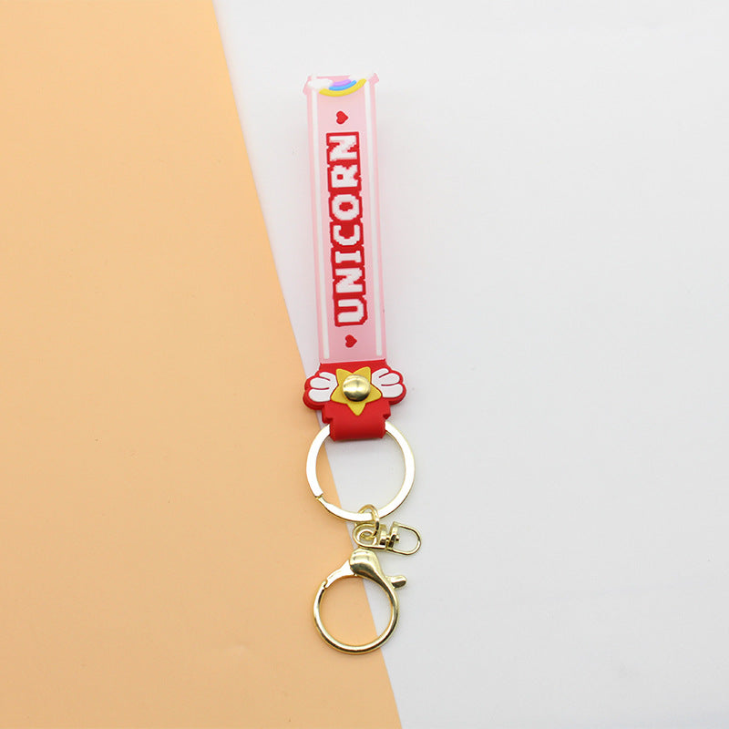 Unisex Sleutelhanger Eenhoorn Design Speels Accessoire 8