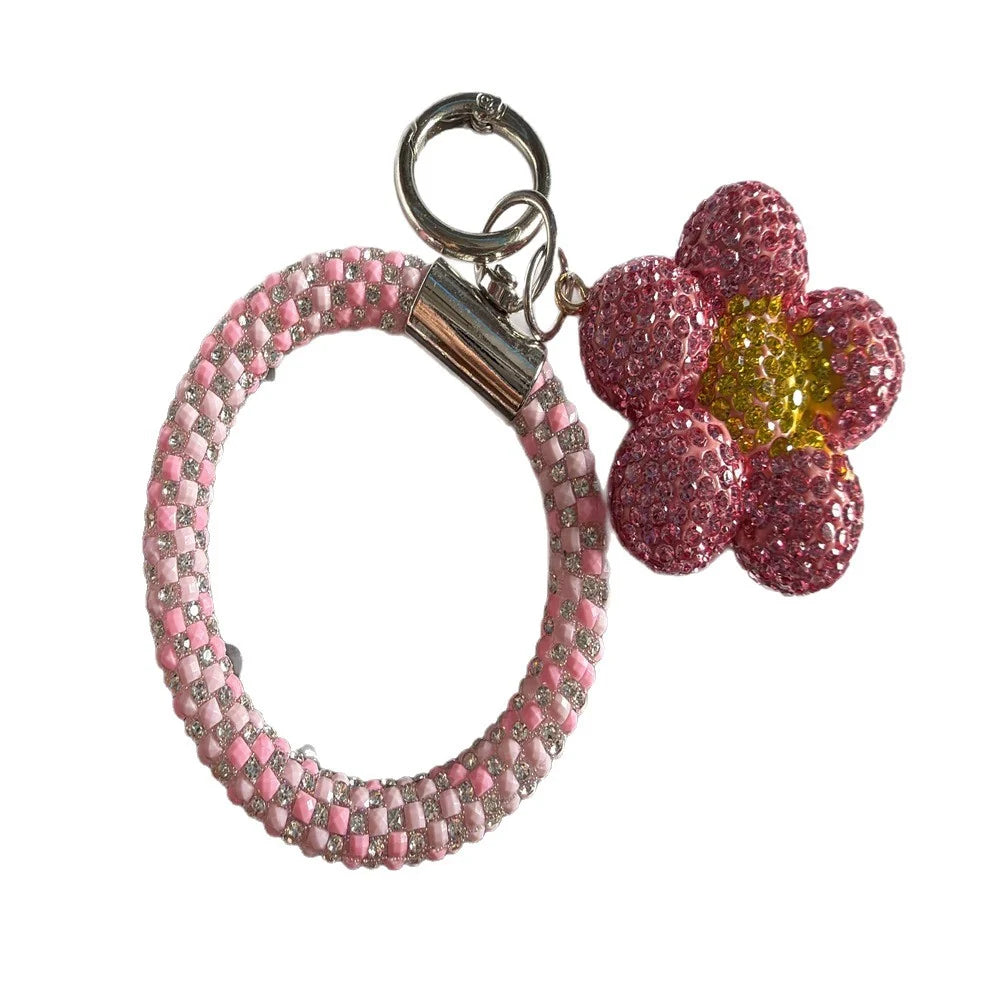 Unisex Sleutelhanger Kersenmotief Met Strass Accenten 4