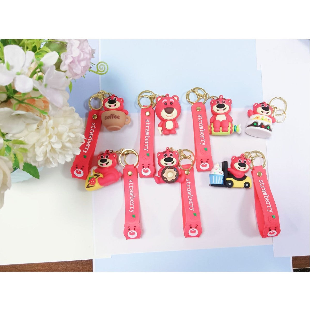 Unisex Sleutelhanger Met Berenmotief Speels Design 1