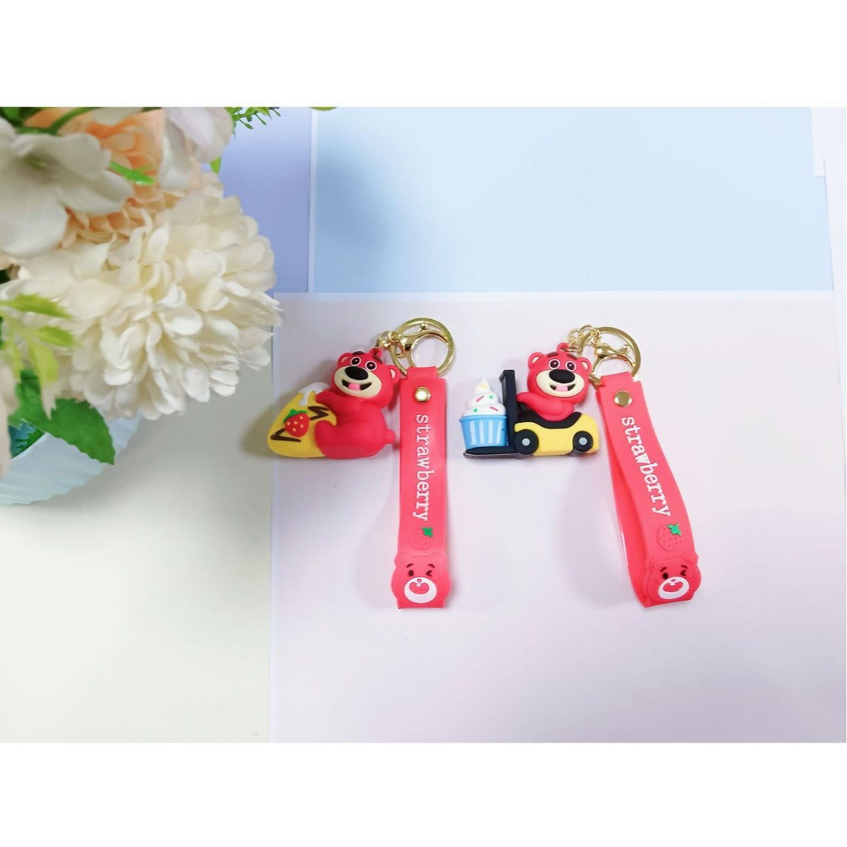 Unisex Sleutelhanger Met Berenmotief Speels Design 2