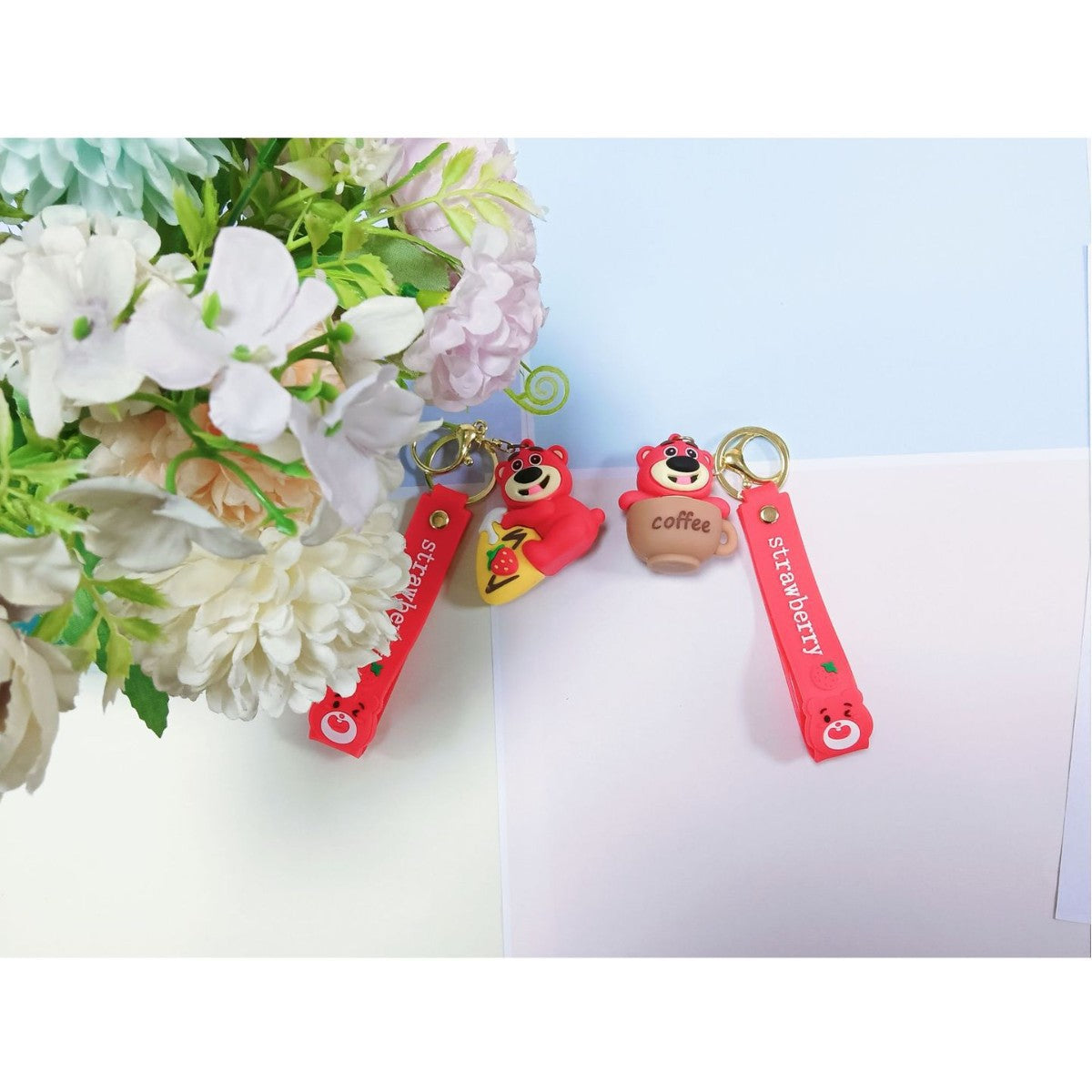Unisex Sleutelhanger Met Berenmotief Speels Design 3