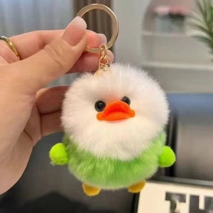 Unisex Sleutelhanger Pluche Eend Met Booglift 3